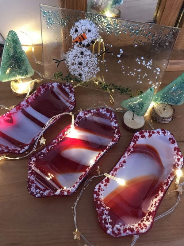 Candy Cane Cookie Dish - Image 3