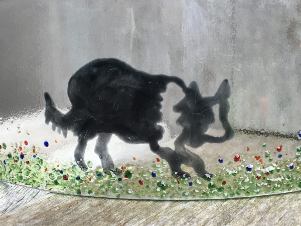 Enamel Dog Silhouette - Image 2