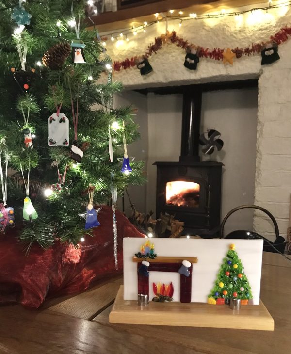 Festive Fireplace